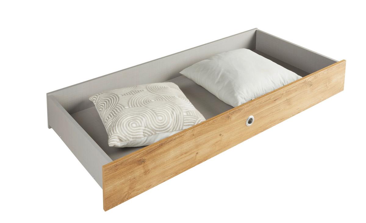 POSTEĽNÁ ZÁSUVKA VALENCIA - farba duba, Konventionell, kov/kompozitné drevo - Mömax