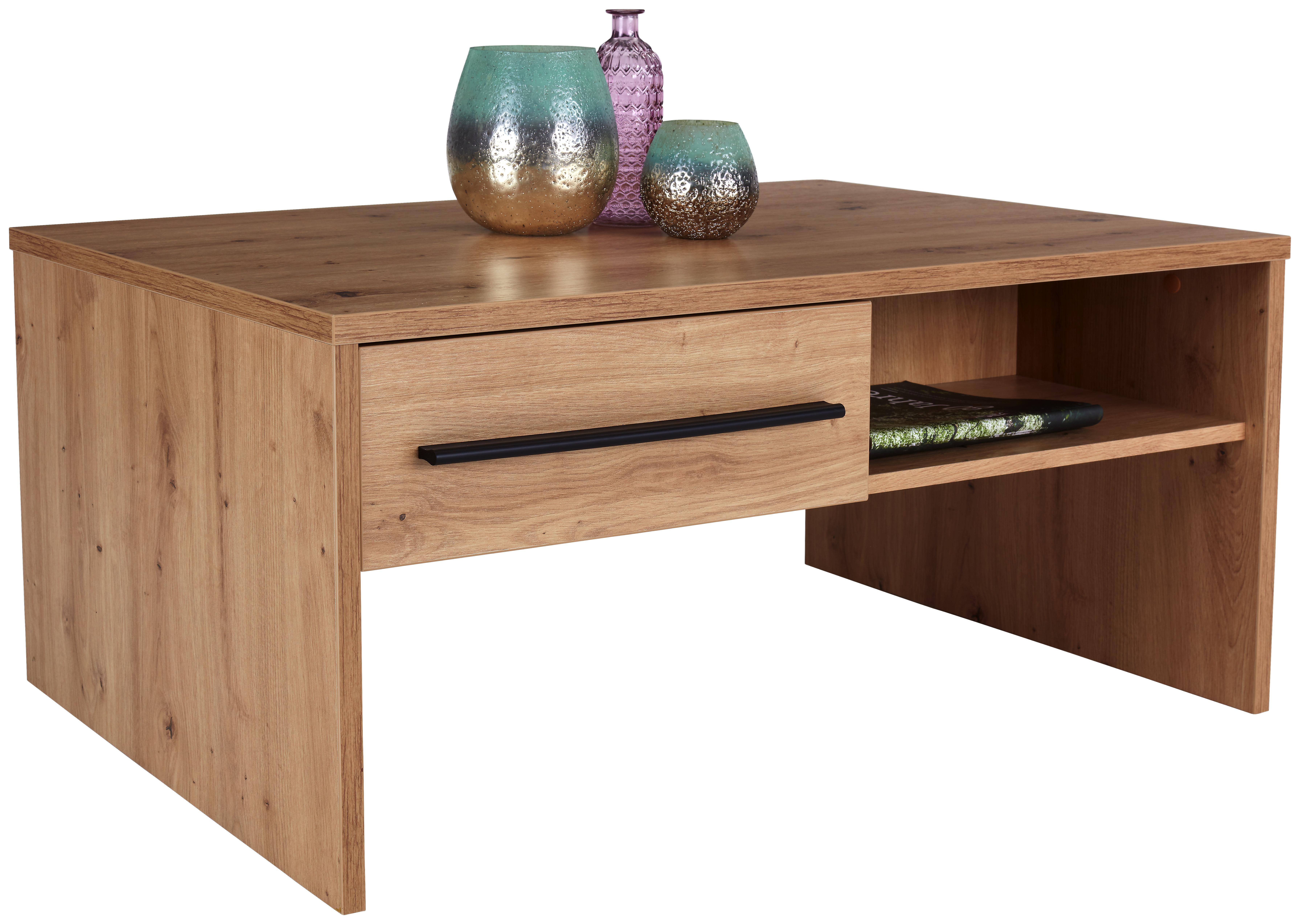 Couchtisch Melbourne - Eichefarben, MODERN, Holzwerkstoff (105/45/60cm)