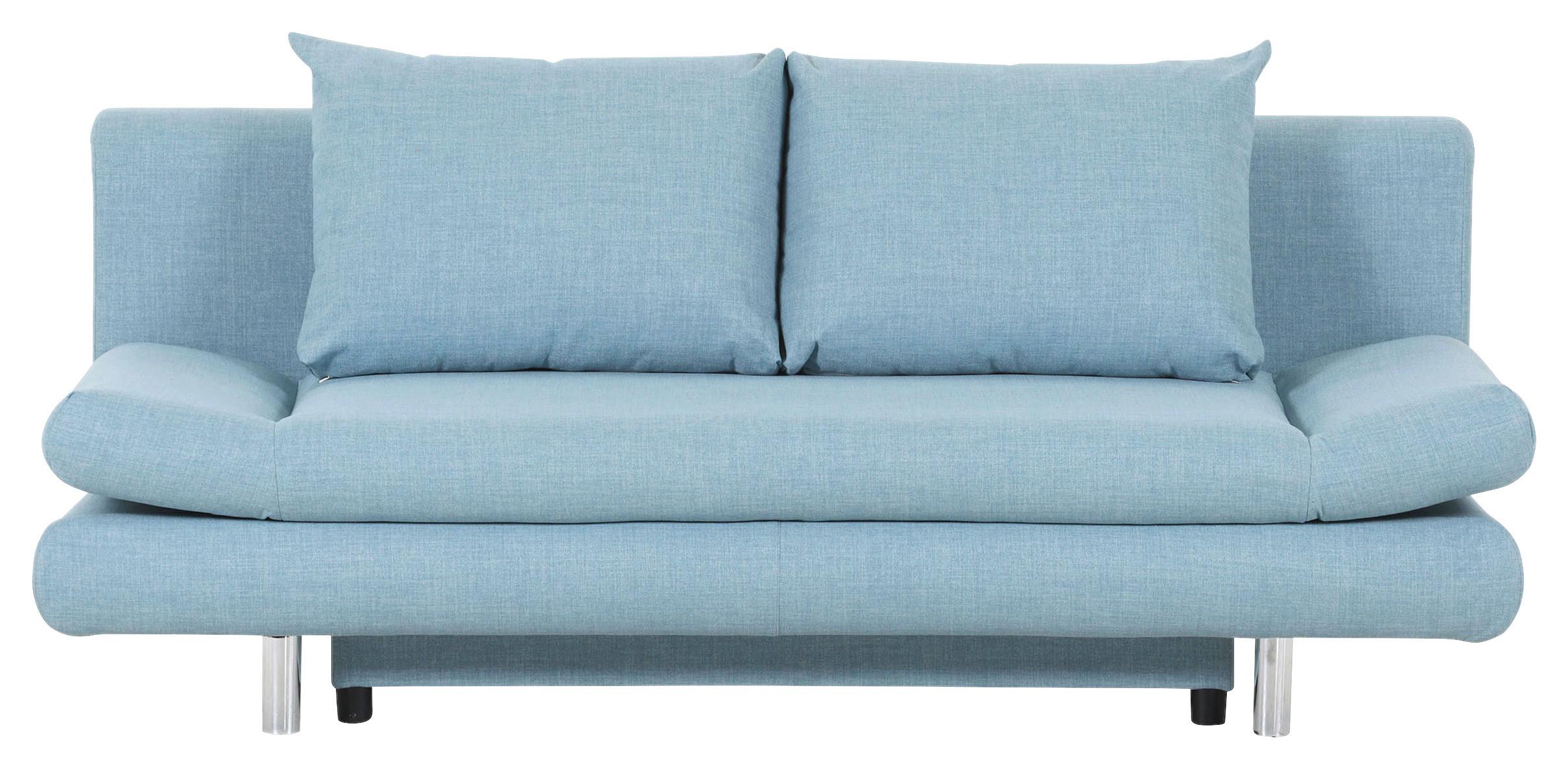 Schlafsofa Sorini, Hellblau B: 194 cm