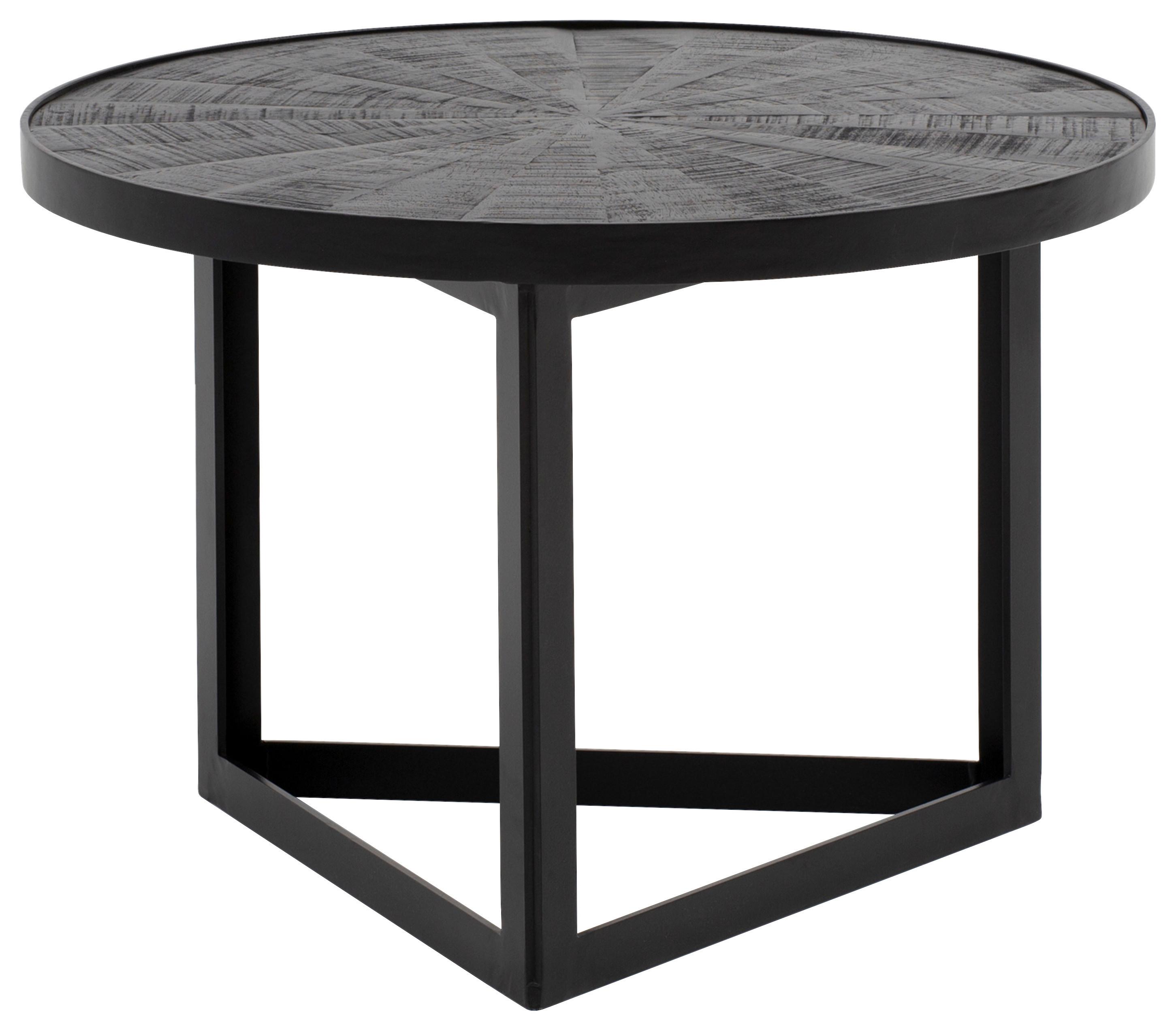 KONFERENČNÝ STOLÍK WL6.790 - čierna, Design, kov/drevo (58/58/40cm) - MID.YOU