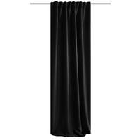 Lärmschutzvorhang Acustico Schwarz B: 135 Cm - Schwarz, Basics, Textil (135/245cm) - Schmidt W. Gmbh