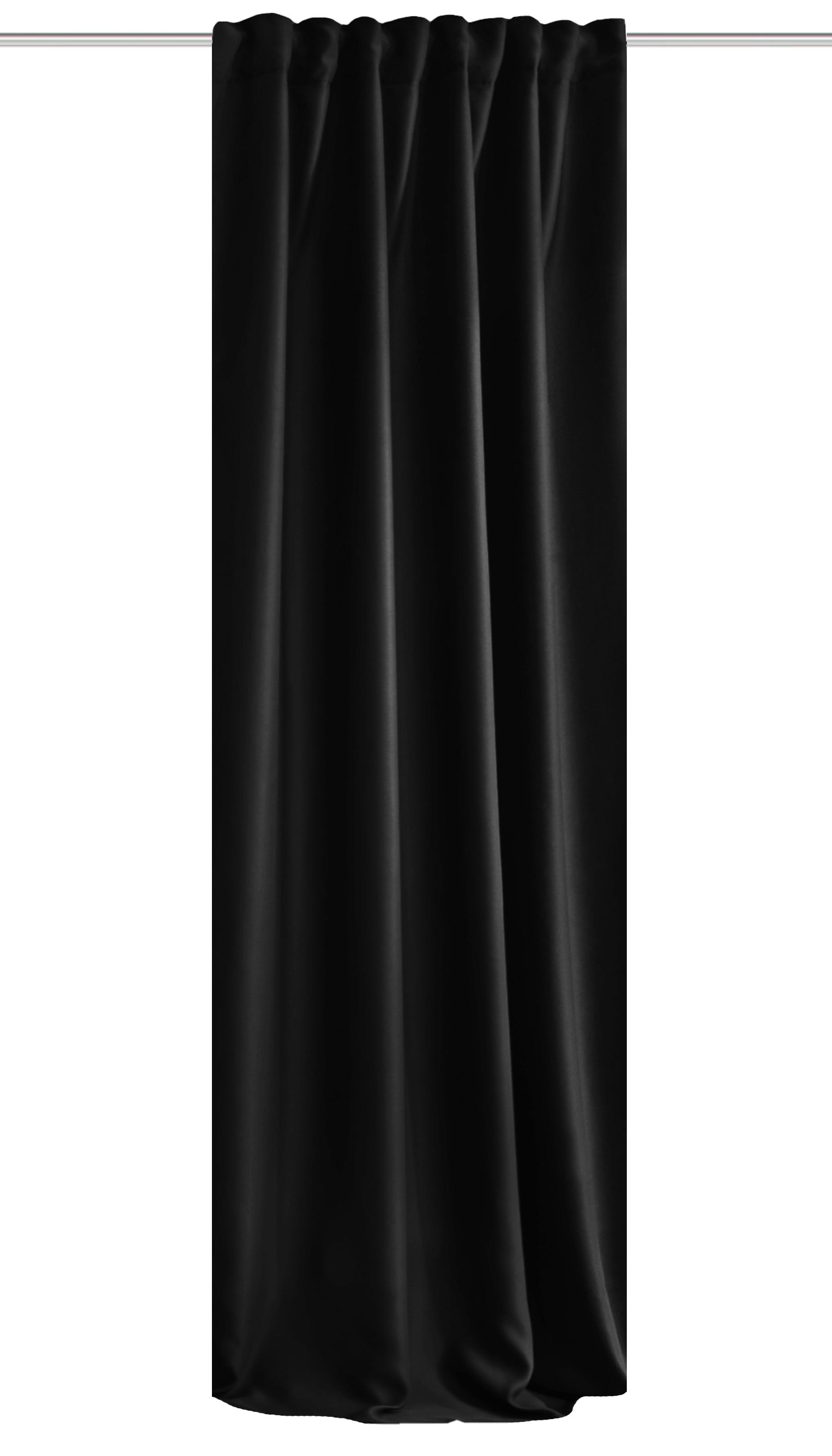 Lärmschutzvorhang Acustico Schwarz B: 135 cm