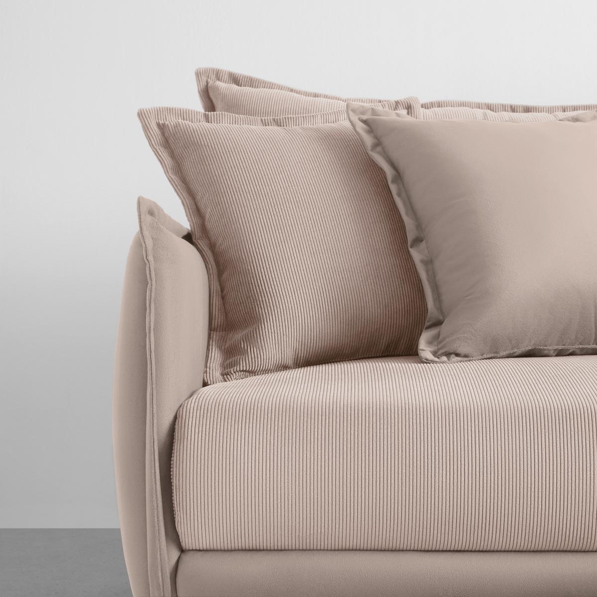 Rohová sedačka NUOVO, oboustranná, šedobéžová - černá/šedobéžová, Moderní, kov/textil (245/190cm) - Mömax