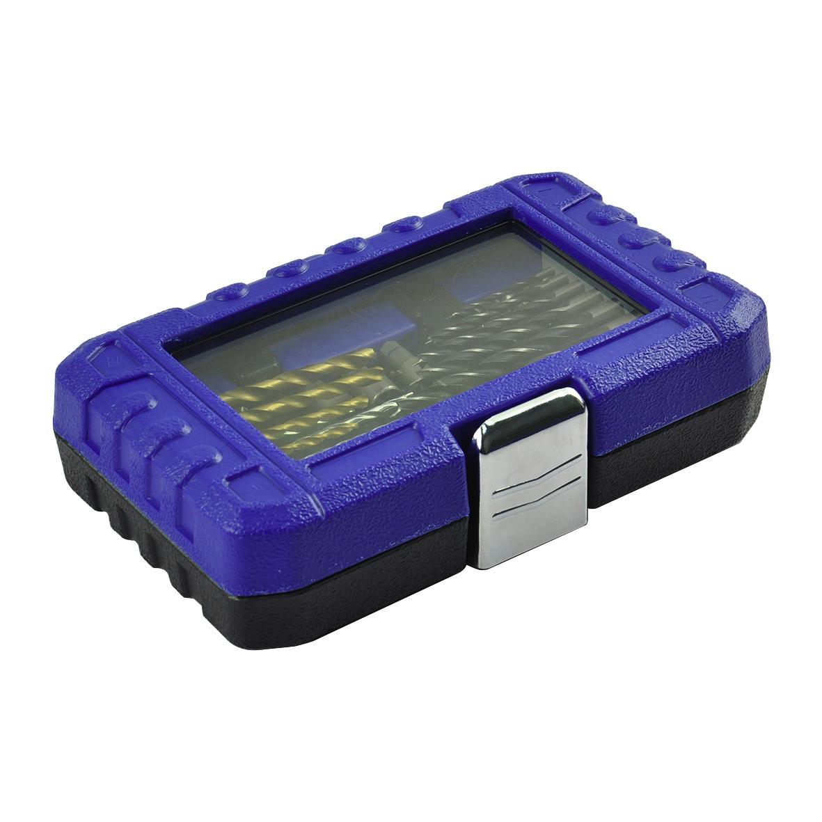 Bohrer-/Bit-Satz Frank - Blau/Silberfarben, KONVENTIONELL, Kunststoff/Metall