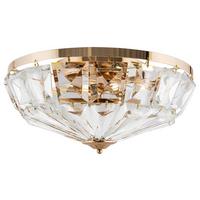 DECKENLEUCHTE FACET - Goldfarben, Basics, Glas/Metall (48,6/22,8cm) - MAYTONI