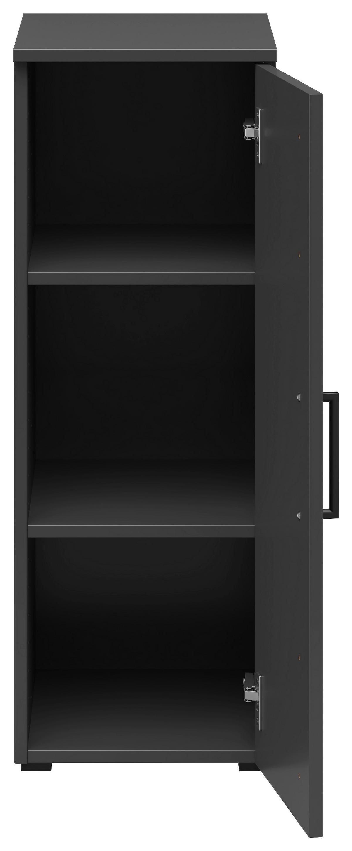 Szekrény Multistauraum - grafitszürke, Modern, faalapú anyag (30/83/40cm) - Carryhome