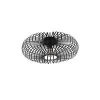 Deckenleuchte Johann Ø 50 cm 1-Flammig mit Metallschirm - Schwarz, Design, Metall (50/18cm) - Trio Leuchten