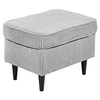 Hocker Oskar Hellgrau B: 63 Cm - Hellgrau/Schwarz, Basics, Textil (63/43/42cm) - MID.YOU
