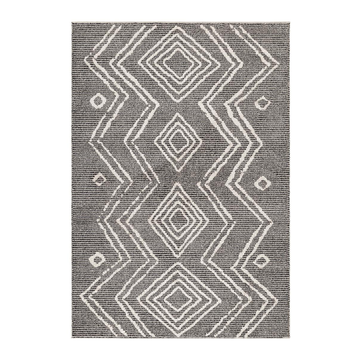 Webteppich Tasa - Schwarz, Design, Textil (140/200cm) - Novel