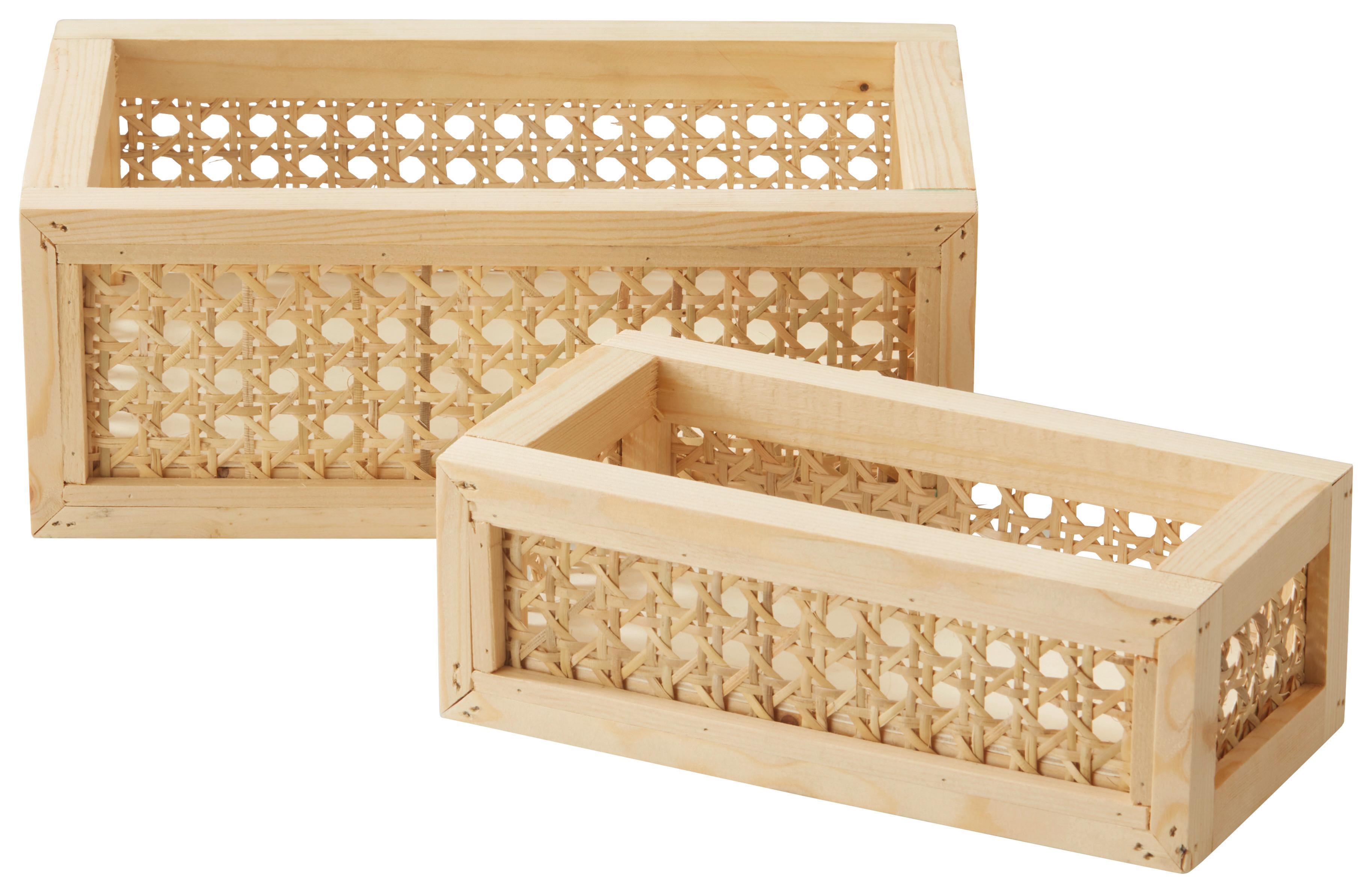 Krabice Dolores, 25/14/9cm - Natur (25/14/9cm) - Modern Living