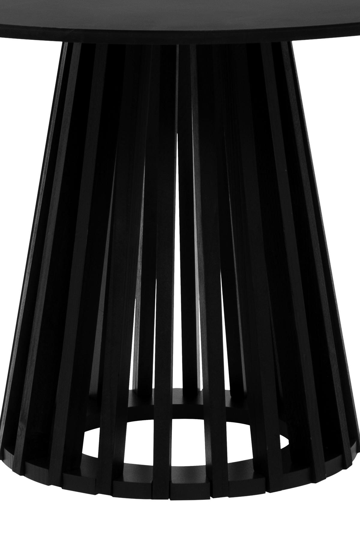 Couchtisch Garle Mdf Schwarz, B: 60 cm - Schwarz, Trend, Holzwerkstoff (60/44/60cm)