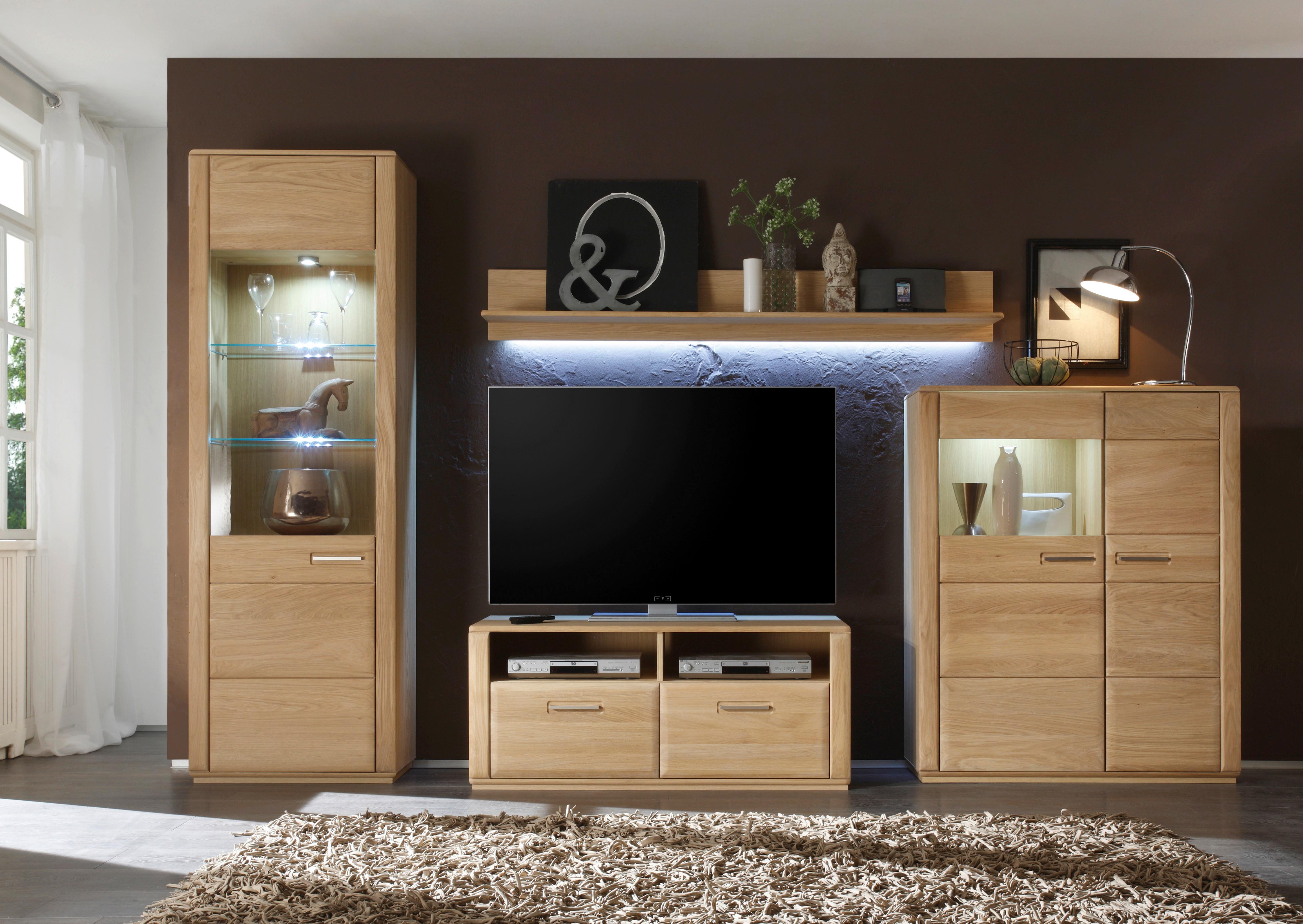 Wandboard Sena B: 179 Cm Eichefarben - Eichefarben, Design, Holzwerkstoff (179/25/25cm) - Livetastic