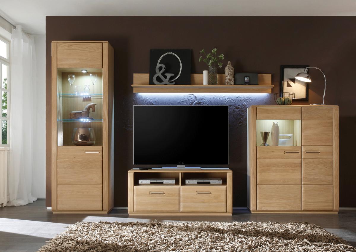 Wandboard Sena B: 179 Cm Eichefarben - Eichefarben, Design, Holzwerkstoff (179/25/25cm) - Livetastic