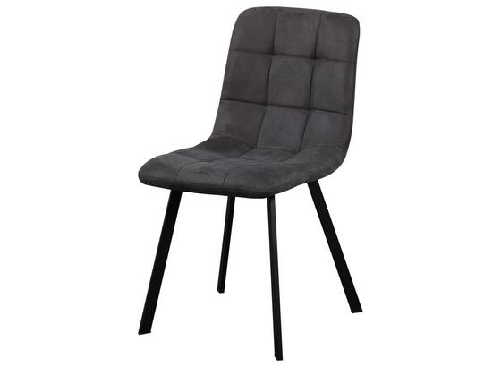 Stolička So 4 Nohami Lech 1 - hnedá/čierna, Moderný, kov/kompozitné drevo (45/89/58cm) Stolička So 4 Nohami Lech 1 - hnedá/čierna, Moderný, kov/kompozitné drevo (45/89/58cm)