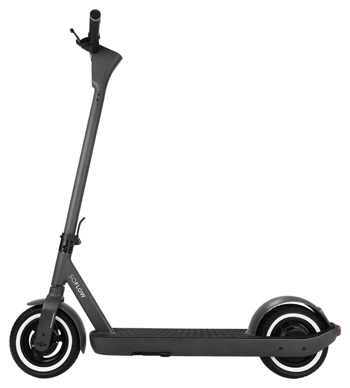 Elektroscooter Soflow Schwarz, Reichweite: ca. 65 km - Schwarz, KONVENTIONELL, Metall (119/116/51,8cm)