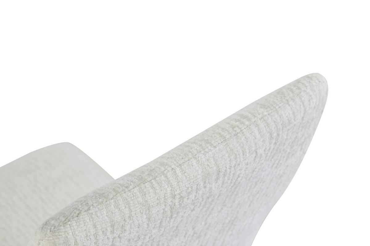 Schwingstuhl-Set Tina Creme B: 43 cm - Creme/Schwarz, MODERN, Textil/Metall (43/98/59cm) - MID.YOU