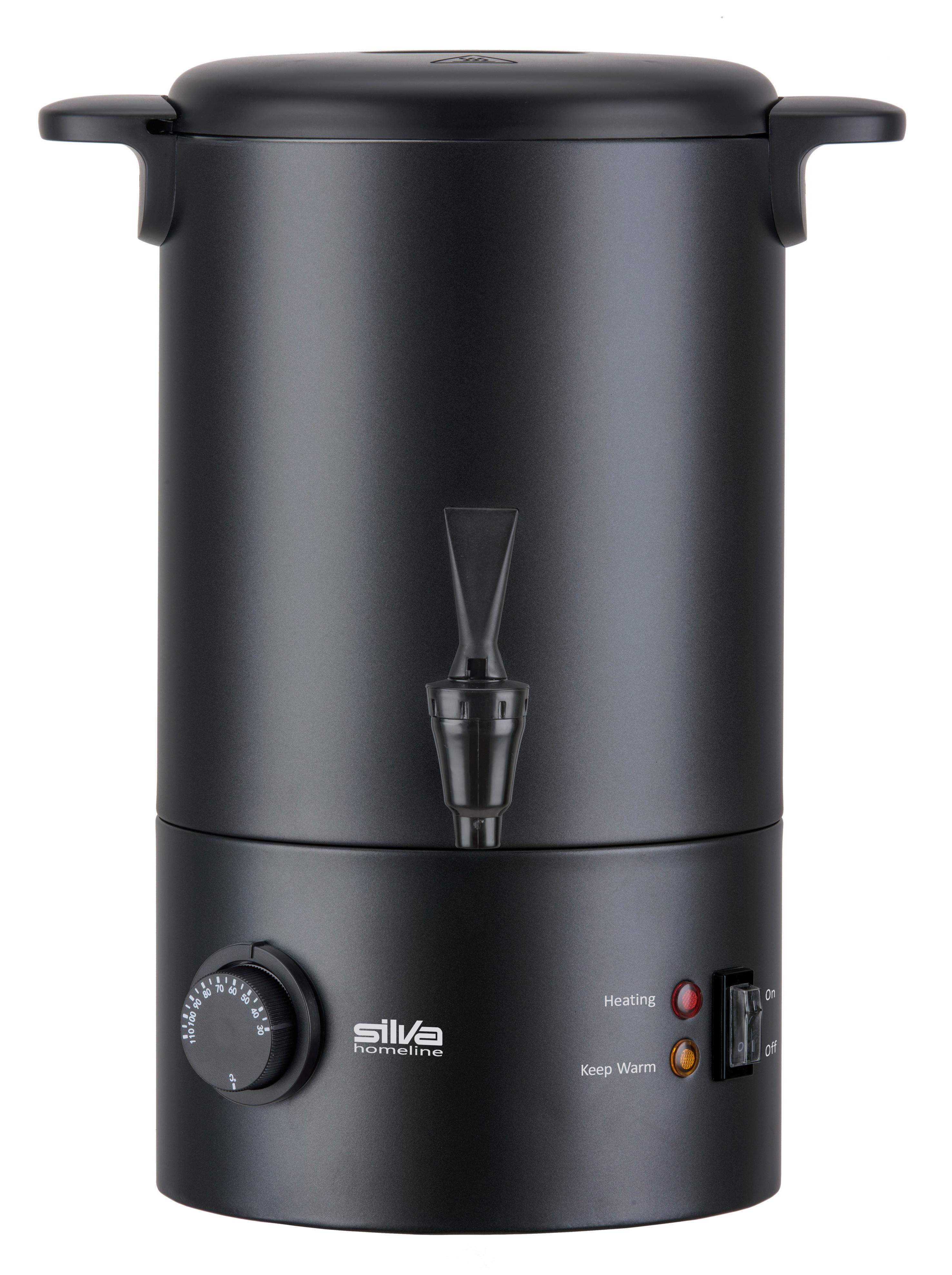 HEISSGETRÄNKESPENDER Schwarz, 950W, 110C - Schwarz, Basics, Kunststoff/Metall (31,5/40,5/29,5cm) - Silva Homeline