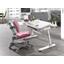 Jugendschreibtisch Comfortline B: 119 cm Weiß - Weiß/Grau, MODERN, Holzwerkstoff/Kunststoff (119/56-80/73cm) - MID.YOU Jugendschreibtisch Comfortline B: 119 cm Weiß - Weiß/Grau, MODERN, Holzwerkstoff/Kunststoff (119/56-80/73cm) - MID.YOU