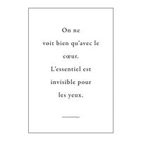 Wandtattoo Antoine - Schwarz/Weiß, Basics, Kunststoff (50/70cm) - Komar