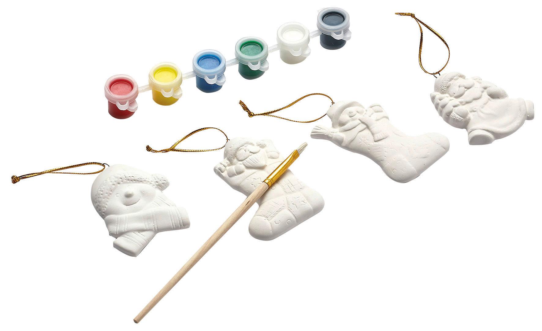 Malset Weihnachts-Malset - Blau/Gelb, Basics, Kunststoff (17/3/22cm)