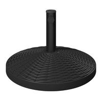 STOJAN NA SLNEČNÍK IGI - čierna, Basics, plast/kameň (50/34cm) - Mömax