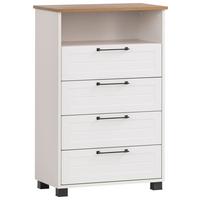 Highboard Jelda Highboard - Eichefarben/Schwarz, Holzwerkstoff (62,4/102/34,1cm) - MID.YOU