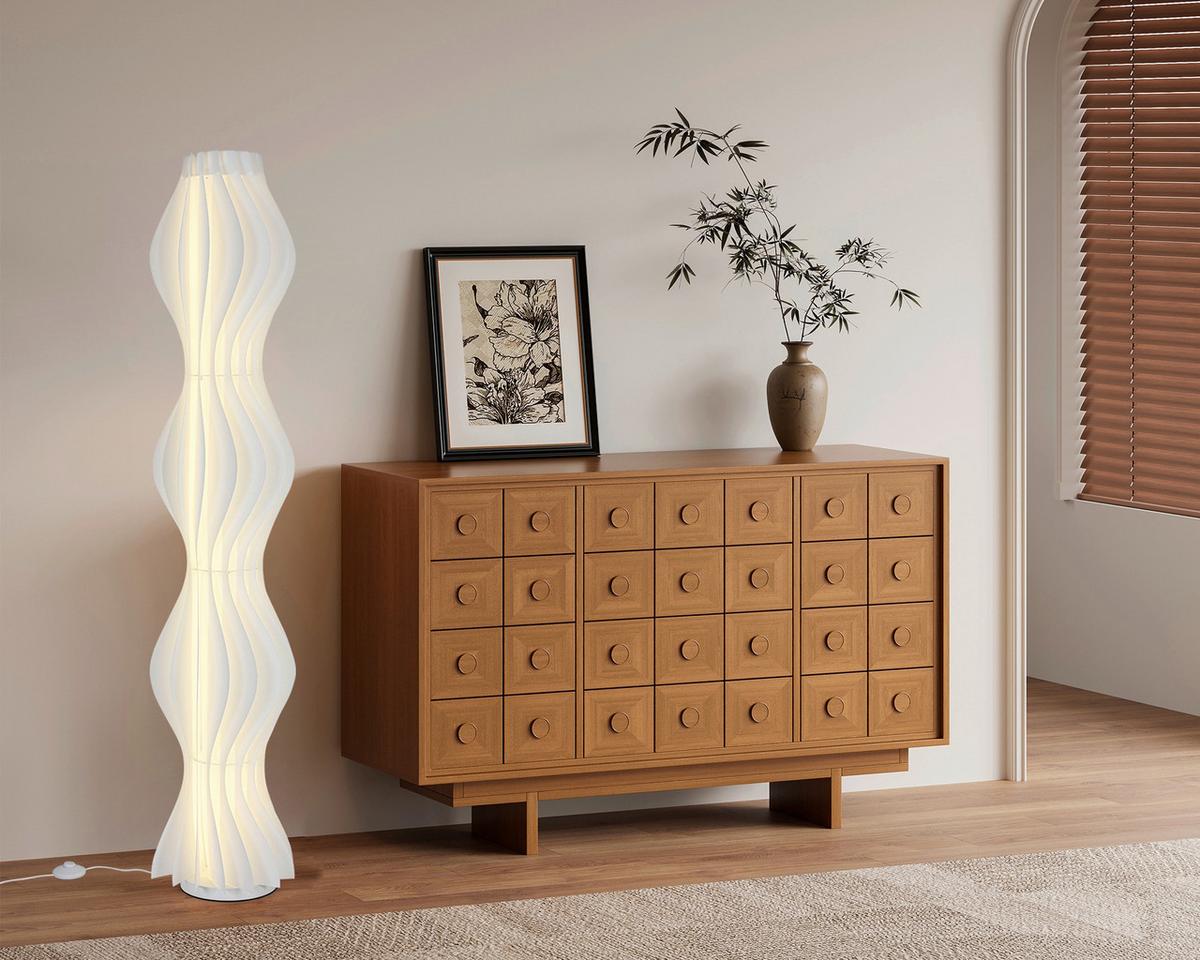 STOJACIA LED LAMPA ALEXANDER - biela, Modern, kov/plast (30/150cm) - Mömax