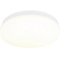 Led-deckenleuchte, 4000k Beni*ph* - Opal/Weiß, Basics, Kunststoff/Metall (20/6,5cm) - Luca Bessoni