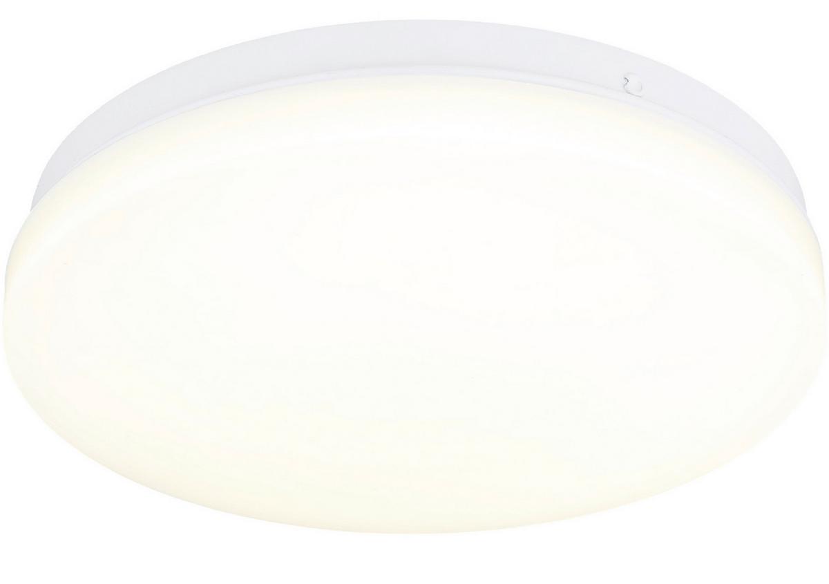 Led-deckenleuchte, 4000k Beni*ph* - Opal/Weiß, Basics, Kunststoff/Metall (20/6,5cm) - Luca Bessoni
