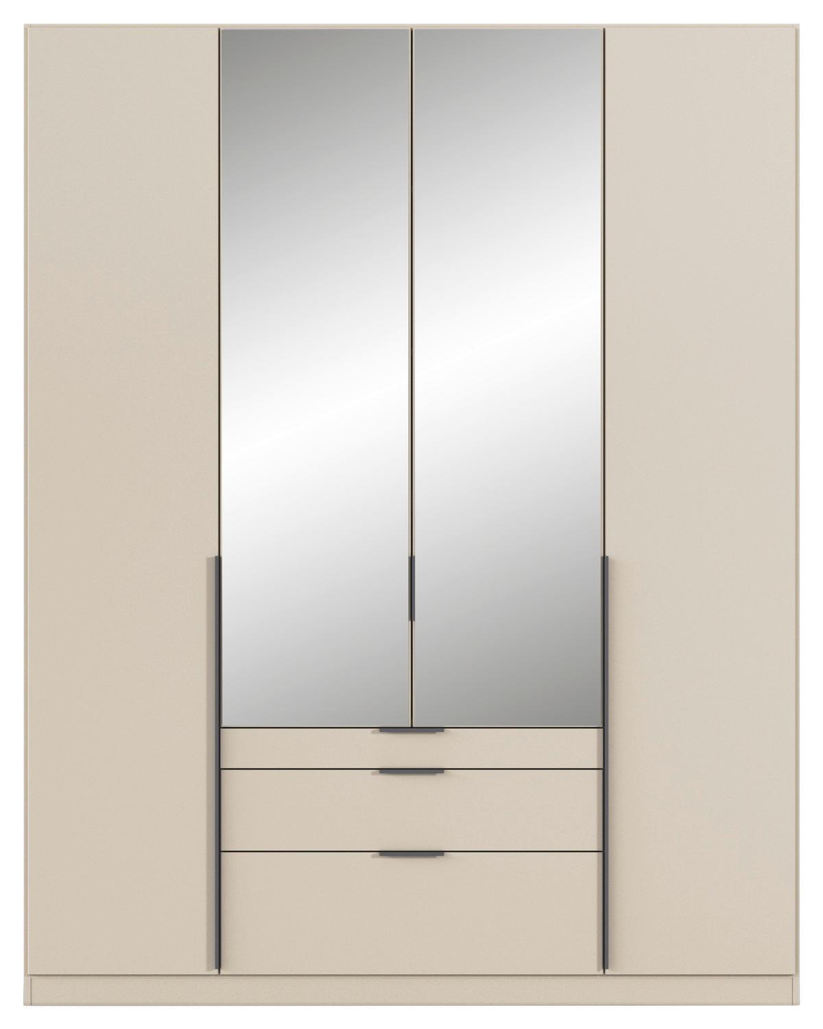 Drehtürenschrank Alabama Champagner B: 181 Cm - Champagner, MODERN, Holzwerkstoff (181/229/54cm) - Rauch Möbel