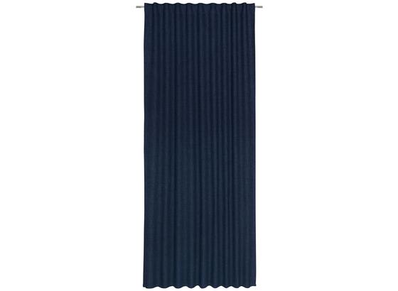 Závěs Leo -top- - tmavě modrá, textil (135/255cm) - Premium Living Závěs Leo -top- - tmavě modrá, textil (135/255cm) - Premium Living