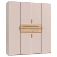Šatníková skriňa LUMIO, šírka 180 cm - kašmírová/dub artisan, Konventionell, kompozitné drevo/plast (180/208/58cm) - Modern Living