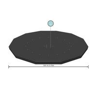 Pvc Védőtakaró 366 Cm Fémvázas Medencéhez - fekete, Basics, műanyag (366cm)