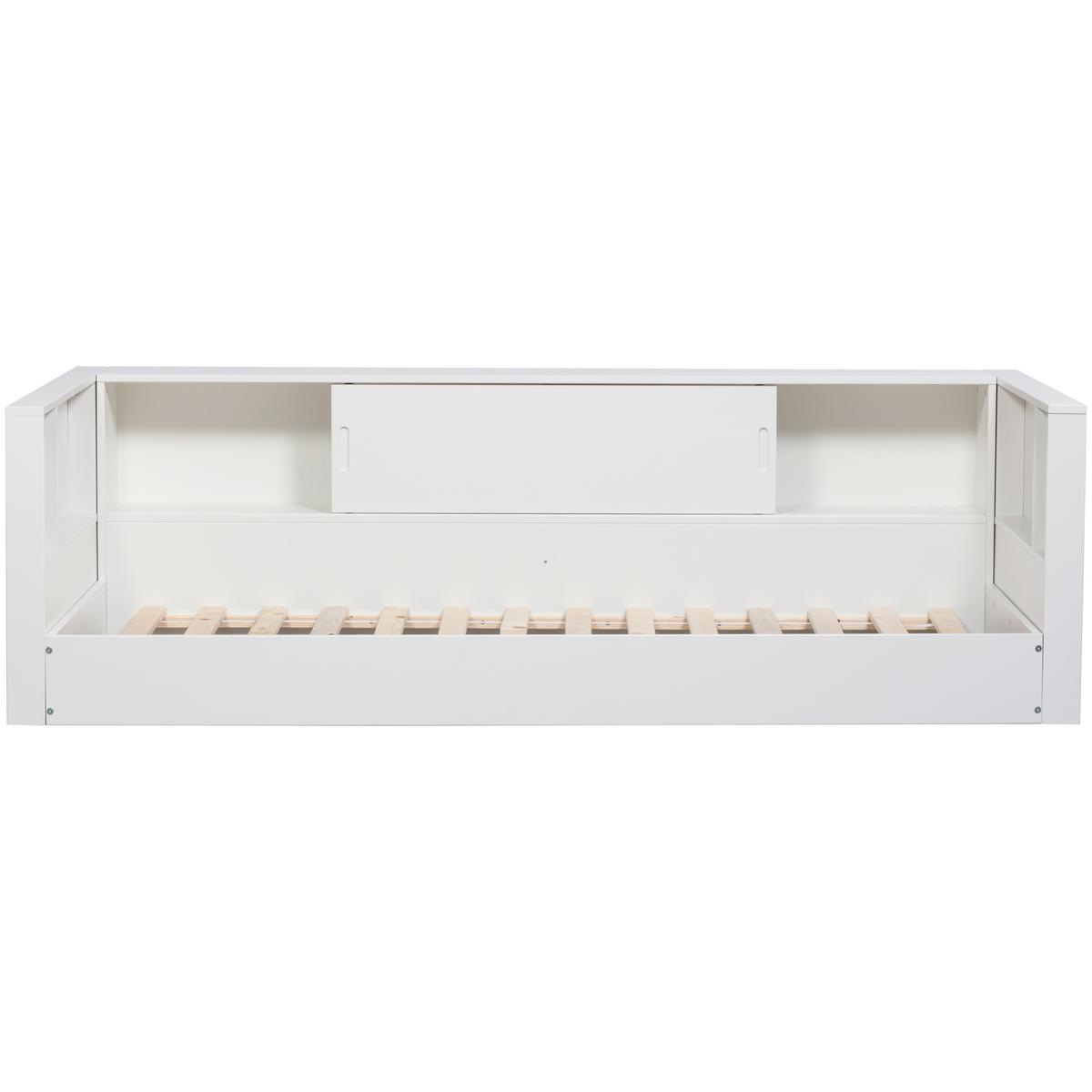 BODENBETT. Carter Weiß 90x200cm - Weiß, Basics, Holz (90/200cm) - MID.YOU