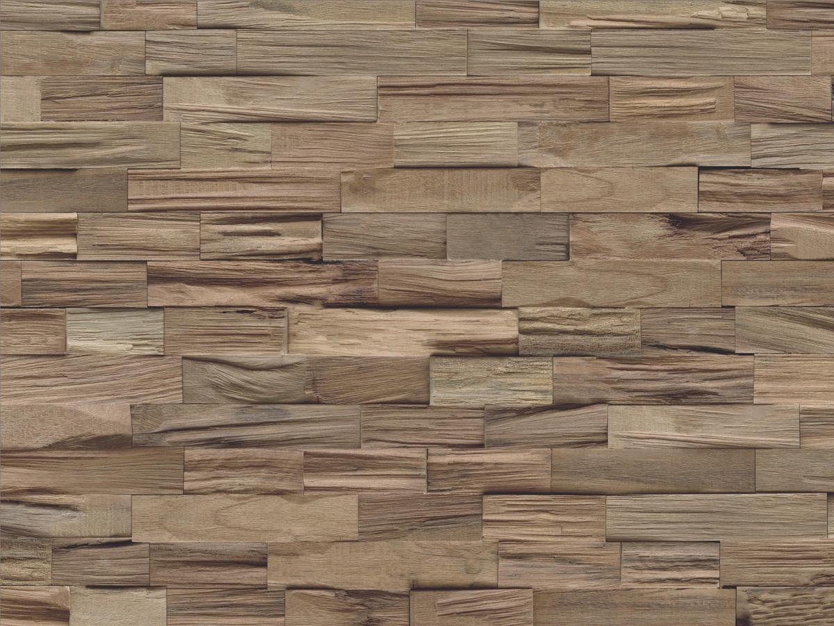 WANDVERKLEIDUNG FSC AXW BANGKIRAI NATUR - Hellbraun, Basics, Holz (50/20/1.8cm)