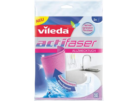Schwammtuch Vileda Actifaser Allzwecktuch - Altrosa, KONVENTIONELL, Textil (19/25/1,2cm) Schwammtuch Vileda Actifaser Allzwecktuch - Altrosa, KONVENTIONELL, Textil (19/25/1,2cm)