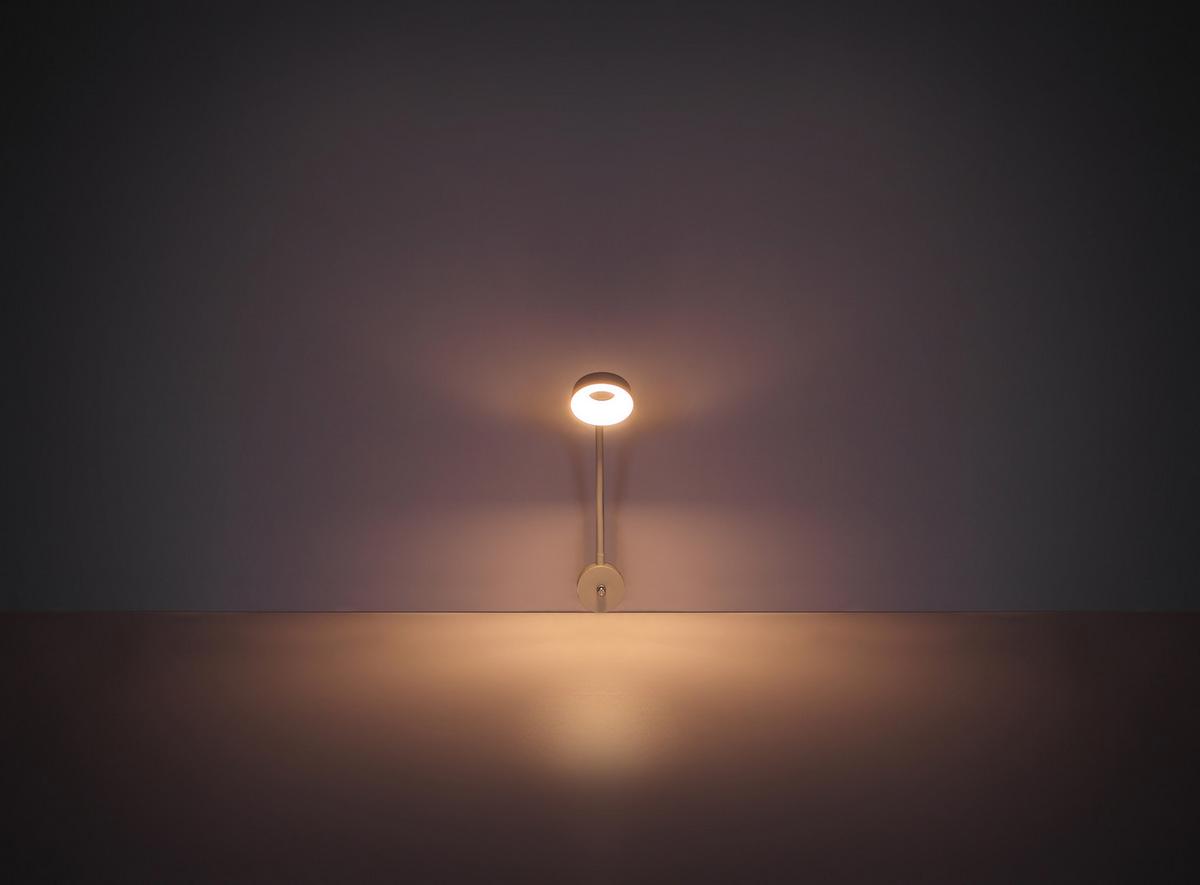 LED-Wandleuchte 58397w Lehovo - Weiß, Design, Kunststoff/Metall (15/45,5cm) - Globo