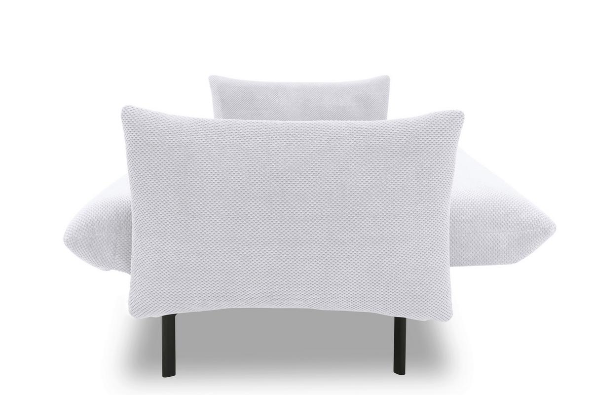 Schlafsofa Silberfarben B: 234 Cm - Silberfarben/Schwarz, Design, Textil (234/102/95cm) - MID.YOU