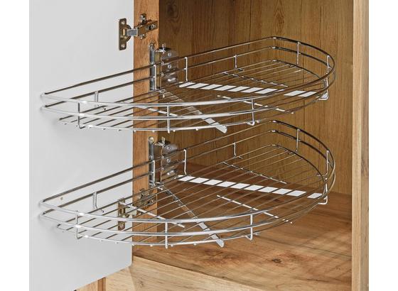 Eckkarussell Stella - Chromfarben, Metall (55/5/55cm) - Ombra Eckkarussell Stella - Chromfarben, Metall (55/5/55cm) - Ombra