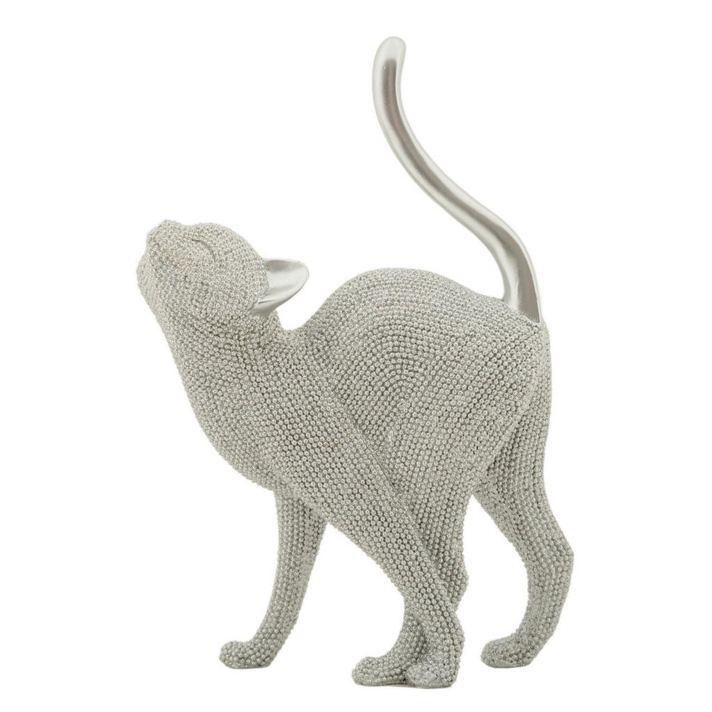 SKULPTUR Kunststoff, Silver