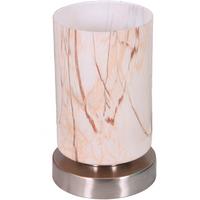 Asztali Lámpa Camilla - mandulafenyő/nikkel, Romantik / Landhaus, Üveg/fém (12/19,5cm) - James Wood
