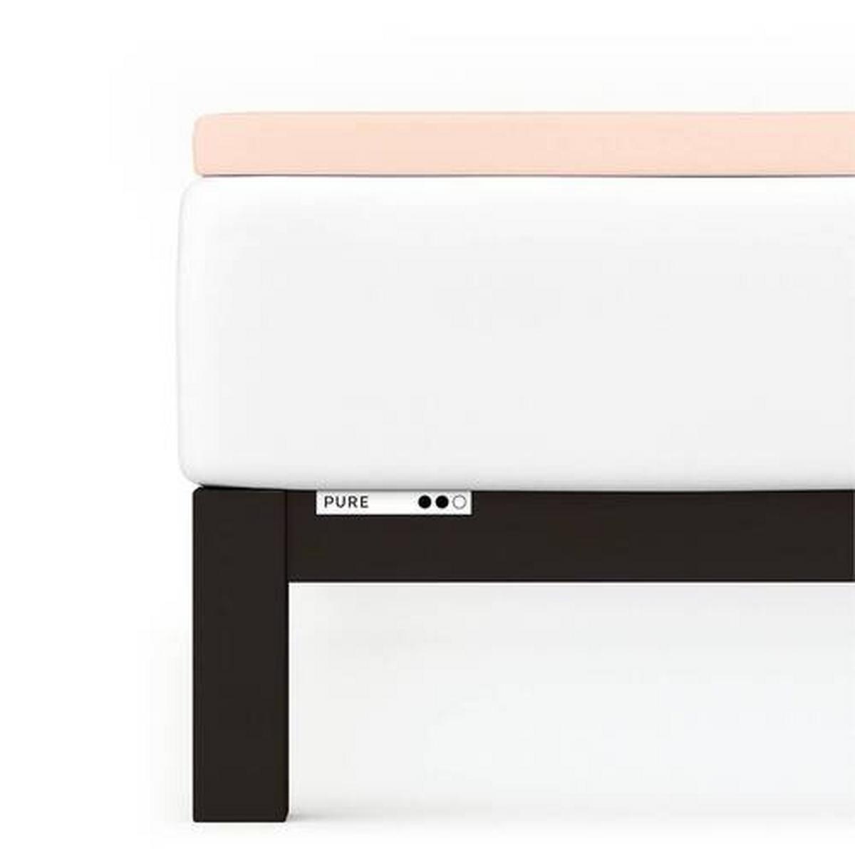 Topper-spannleintuch Pure Topper - Hellrot, Basics, Textil (180-200/200-220cm) - Schlafgut