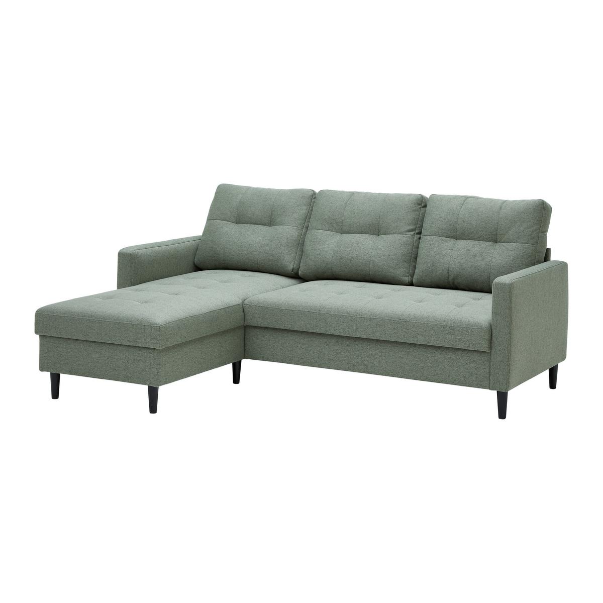 Sedací souprava BERGEN, oboustranná, mátově zelená - mátově zelená, Moderní, kov/dřevo (192/82/138cm) - Based
