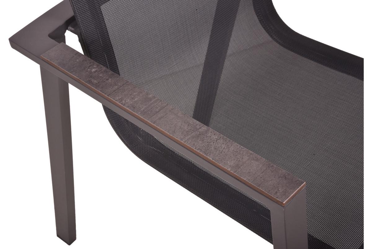 Stapelstuhl Sophia - Schwarz, Basics, Kunststoff/Metall (56/85/60cm) - Gardenson