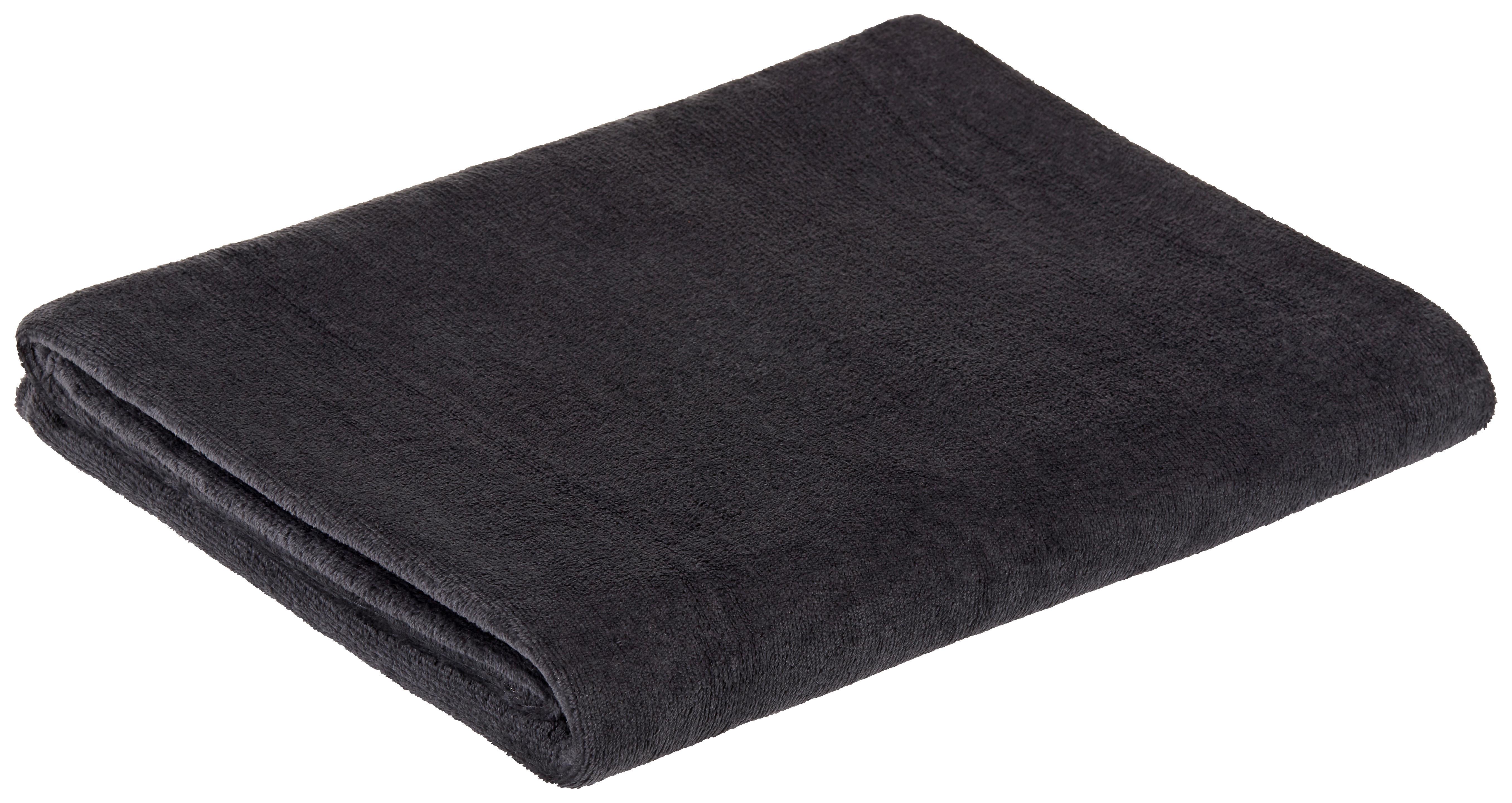 Kuscheldecke Marlies Dunkelgrau 150x200 cm - Dunkelgrau, MODERN, Textil (150/200cm) - Luca Bessoni