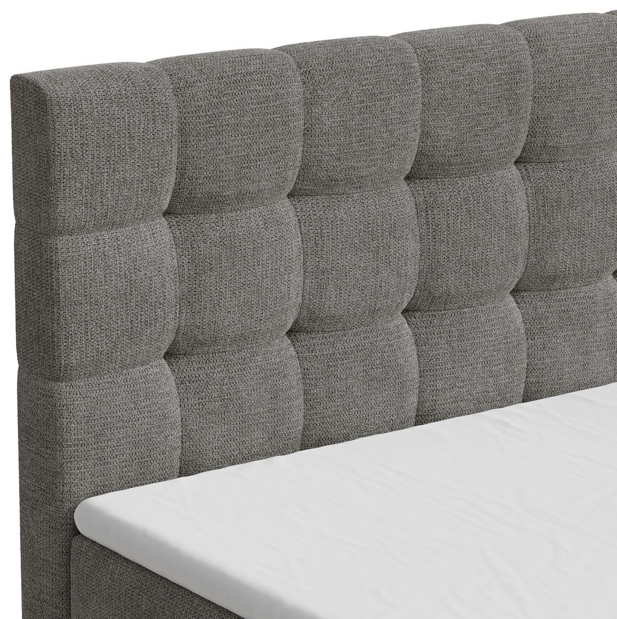 BOXBETT Oslo Anthrazit 160x200cm - Anthrazit/Schwarz, MODERN, Holz/Kunststoff (160/200cm) - MID.YOU