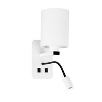 Wandleuchte 21-75673 Magnum 3 - Weiß, KONVENTIONELL, Metall (23/22/13cm)