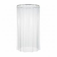 Duschvorhang in Transparent Kunststoff - Transparent, Basics, Kunststoff (200/170cm) - Spirella