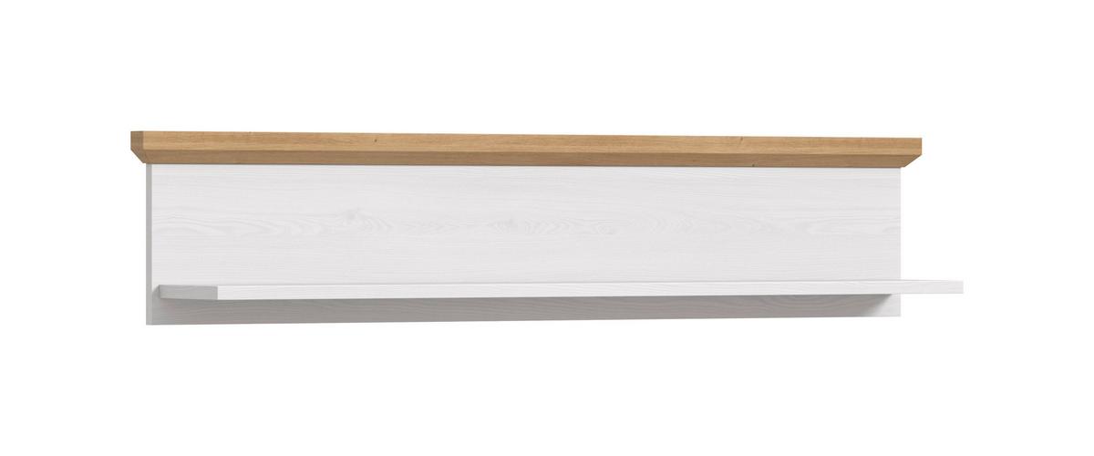 WANDBOARD Verona Lärchefarben B: 110cm - Lärchefarben, Design, Holzwerkstoff (110/23/18cm) - Livetastic