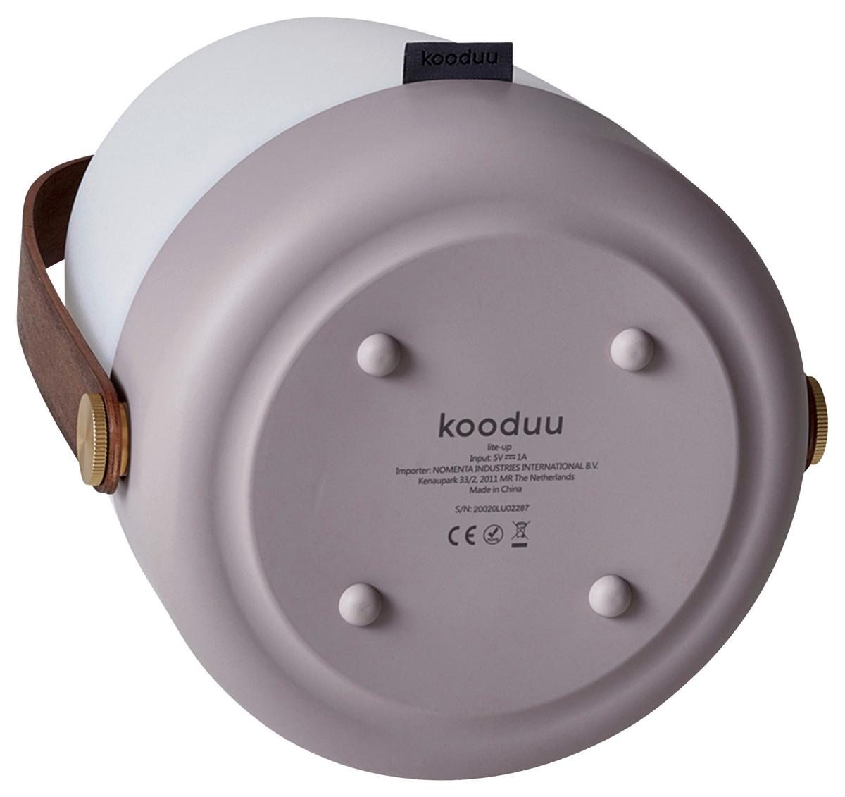 Akku-tischleuchte Kooduu Lupea - Braun, Design (20,3/26,2/20,3cm)